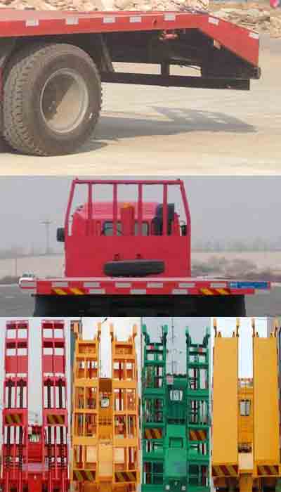 【國五】江淮小三軸挖機(jī)平板車